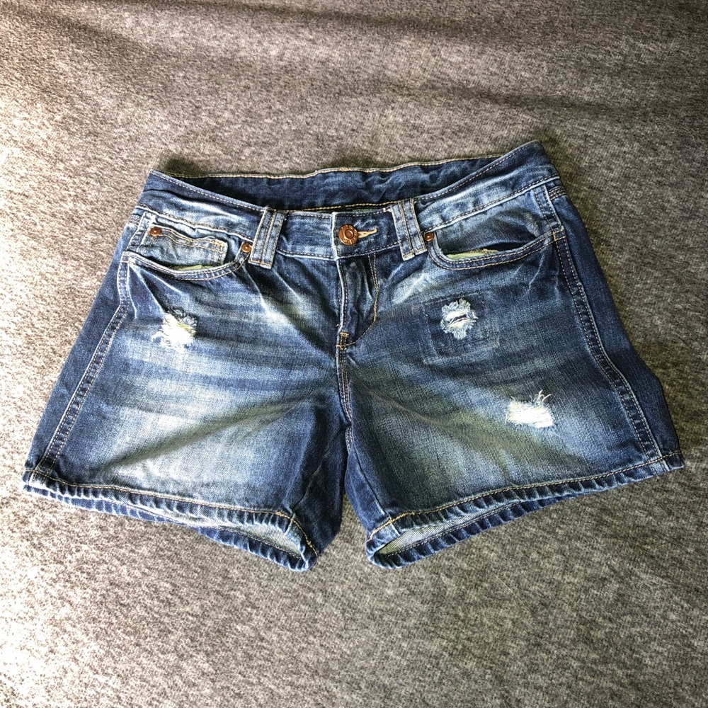 GAP distressed jean shorts